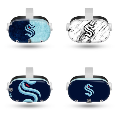 OFFICIAL NHL SEATTLE KRAKEN VINYL STICKER SKIN DECAL COVER FOR META QUEST