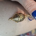 Joan Rivers Gold Tone Serpant Wrapped Egg Pendant Snake  — photo 2