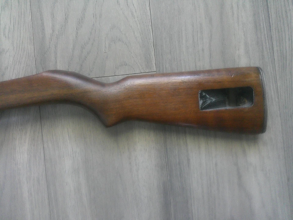 WWII WW2 M1 Carbine Inland Oval Cut Low Wood Stock w handguard Army - Image 3 of 4