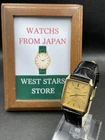 [Near Mint] Vintage SEIKO SPIRIT 7N01-5180 Gold Rectangle Quartz Men's JAPAN 2