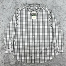 Duluth Trading Co Shirt Men’s XL Tall Plaid NWT Wrinklefighter Standard Fit