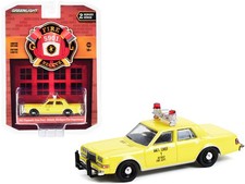 Greenlight 67020C 1/64 1982 Plymouth Gran Fury Yellow "Detroit Fire