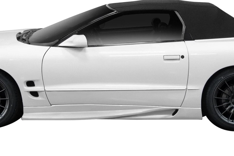 For Pontiac Firebird 93-02 Duraflex Vader Style Fiberglass Side Skirts Unpainted Foto 3 de 4