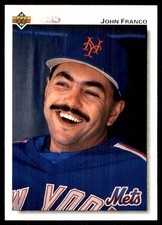 John Franco 1992 Upper Deck #514 Mets MLB READ FREE SHIPPING AutographDen