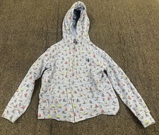 Polo Ralph Lauren Boys Size 6 Sailboat Print Full Zip Hoodie Pockets
