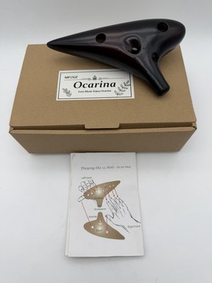 Forest Whisper 12-Hole Ocarina - Classic Strawfire Collectible in Alto C