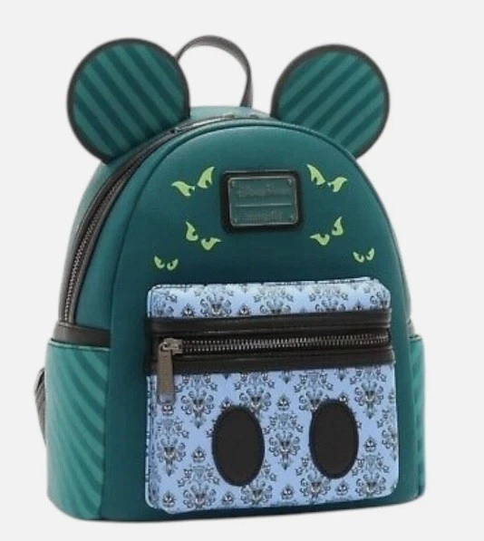 Loungefly Disney Parks Mickey Mouse The Main Attraction The Haunted Mansion Mini Backpack