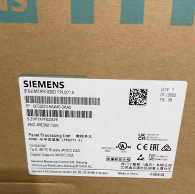 1PC NEW SIEMENS SINUMERIK 828D 6FC5370-5AA40-0AA0 6FC5 370-5AA40-0AA0