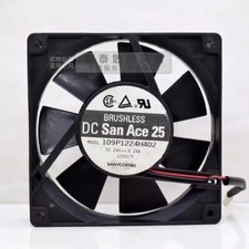 Sanyo 109P1224H402 12025 DC24V 0.24A 12CM 2-Wire Inverter Cooling Fan