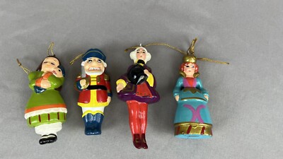 Vintage Gorham The Nutcracker Ornaments Set Of 4 Korea Christmas