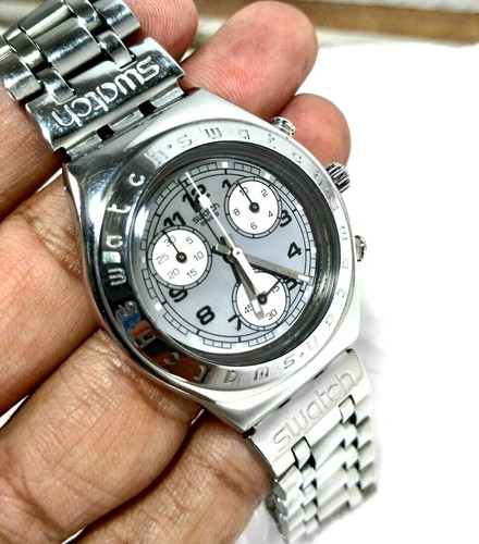 Swatch Swiss Made Chrono Quartz Designer Dial 35mm Unisex Watch FREE  SHIPPING | eBay