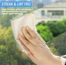 Shiny Wipes Cleaning Cloths, Streak Free Miracle Cleaning Cloths Reusable Washab