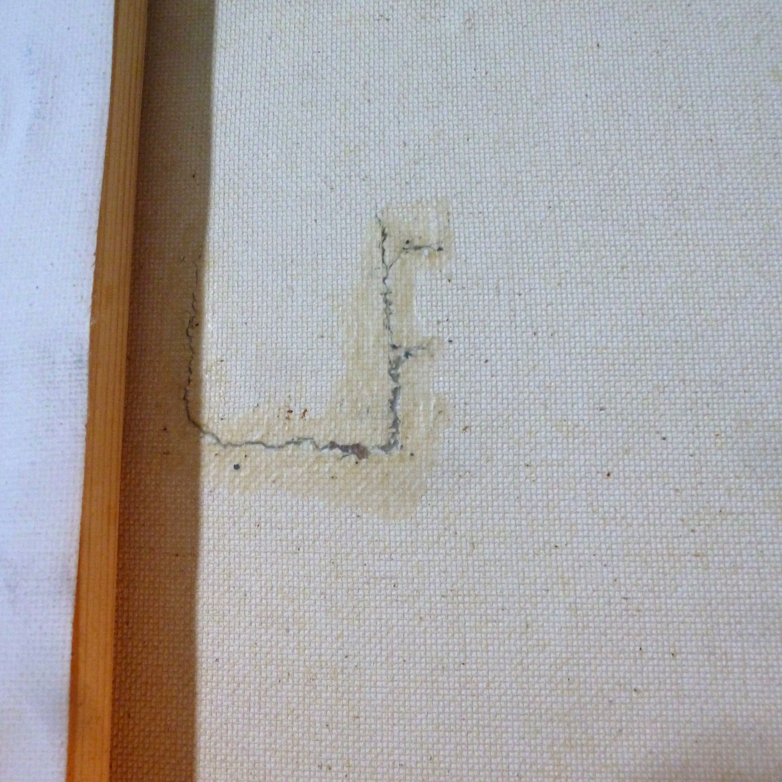 TOKYO NIGHTS 16x20 city lights original small repair oil painting signed Crowell