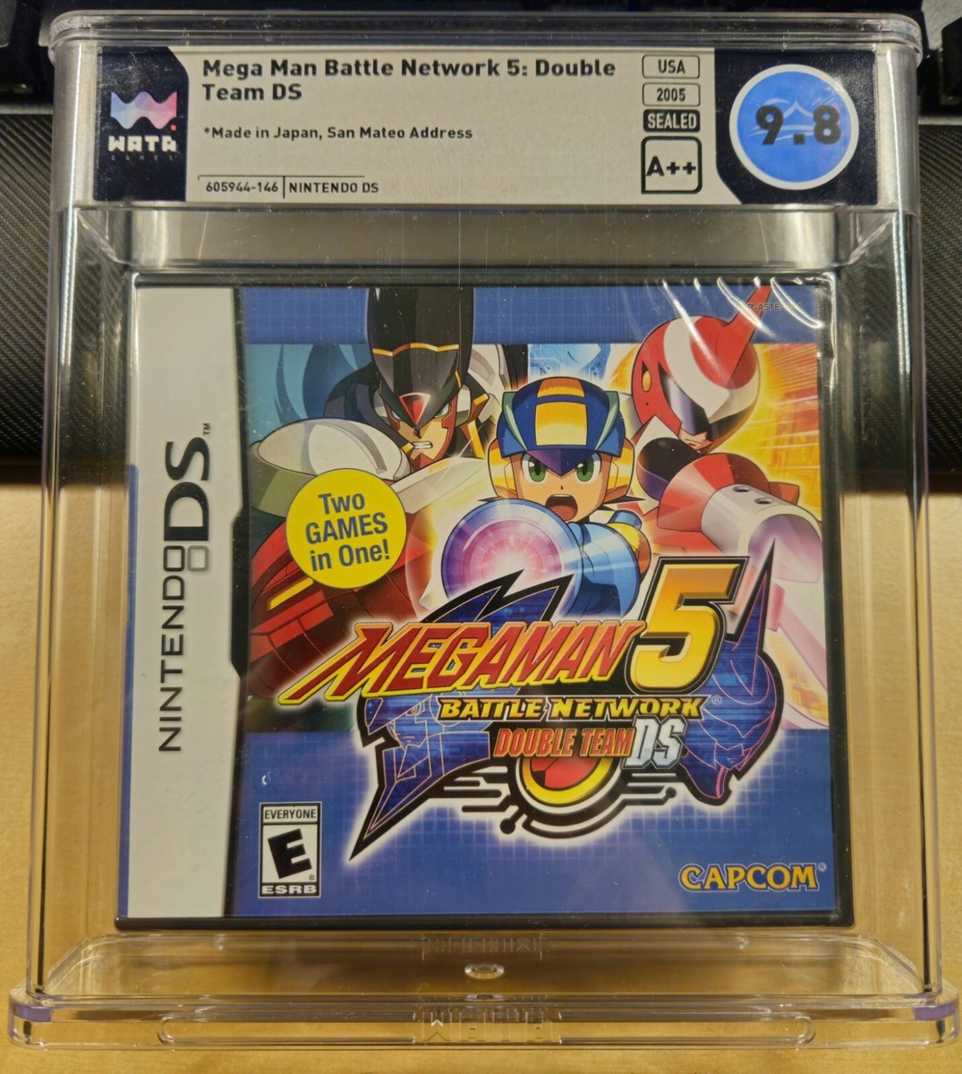 Mega Man Battle Network 5 (DS, 2005) WATA GRADED 9.8 A++