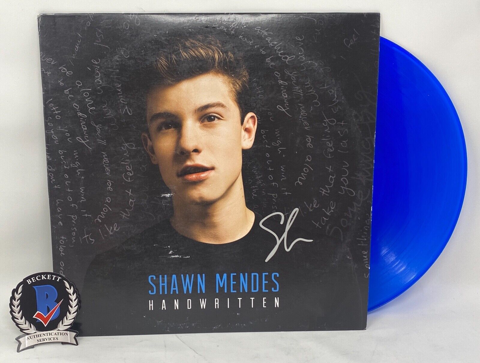 Shawn Mendes Signed Autographed Handwritten Vinyl Record LP Beckett COA | eBay