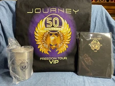 Journey 50th Anniversary Freedom Tour VIP Set Tote, Cup & Journal