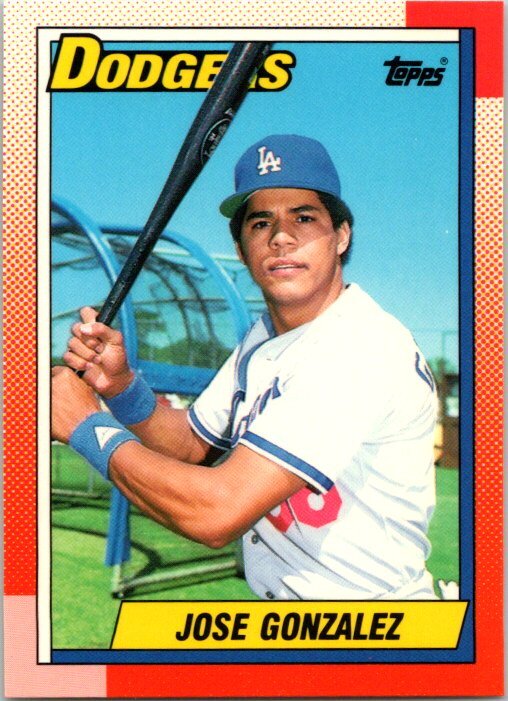 1990 Topps Tiffany Collection #98 Jose Gonzalez - Free Shipping!