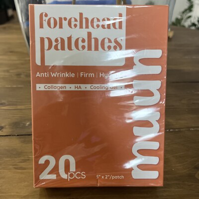 New Sealed Forehead Patches Anti Wrinkle, Firm, Hydrate 20 Pcs