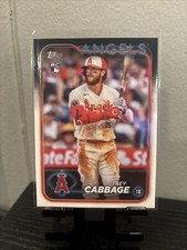 Trey Cabbage 2024 Topps Series 1 Rookie Card RC #321 Los Angeles Angels