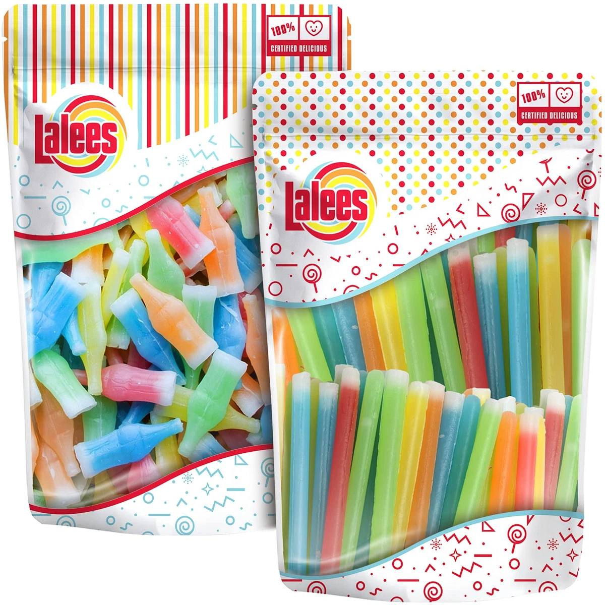 Nik L Nip Candy Wax - Kids Candy - Wax Bottles Candy Wax Candy Stick