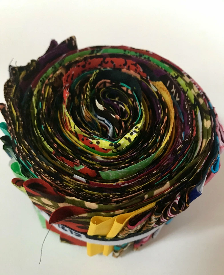 Jelly Roll Fabric - African Print/ Ankara, Precut Quilting 2.5” Strips - Image 2 of 3