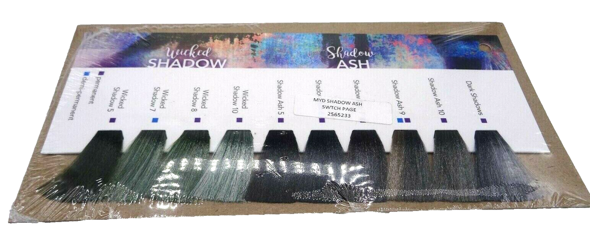 mydentity Guy Tang Wicked Shadow & Shadow Ash Swatch Page set