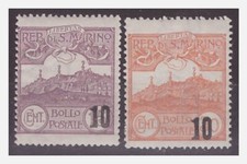 SAN MARINO 1941 - Surdécoupe Série Nouvelle ** MNH