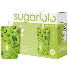 Sugarlolo Fruit Juice Jelly Drink 150g (10 Packs) | Grape, Lychee, Mango, Peach