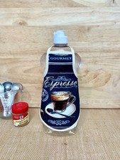 Espresso Coffee Lover's Kitchen Dish Soap, Lotion Bottle Apron - fits 25 oz