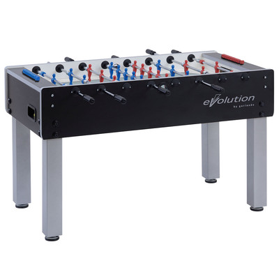 Garlando G-500 Evolution Profi-Kickertisch mit klappbaren Stangen Schwarz