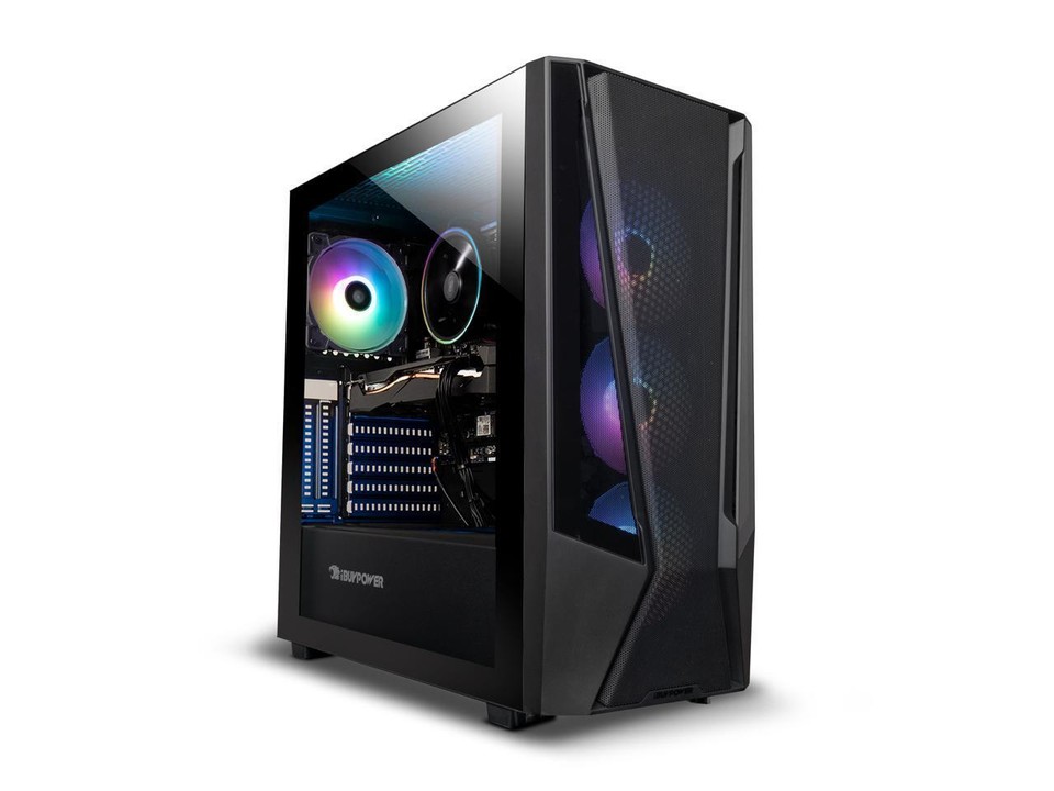 Ibuypower Radeon 7700 iBUYPOWER TraceMesh Gaming PC Ryzen 7 7700 Radeon RX 7800XT 32GB RAM ...