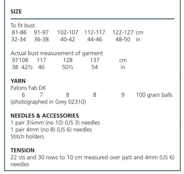 Knitting Pattern copy Ladies Designer Long hooded slouchy cardigan 32-50" 659J - Image 2 of 4