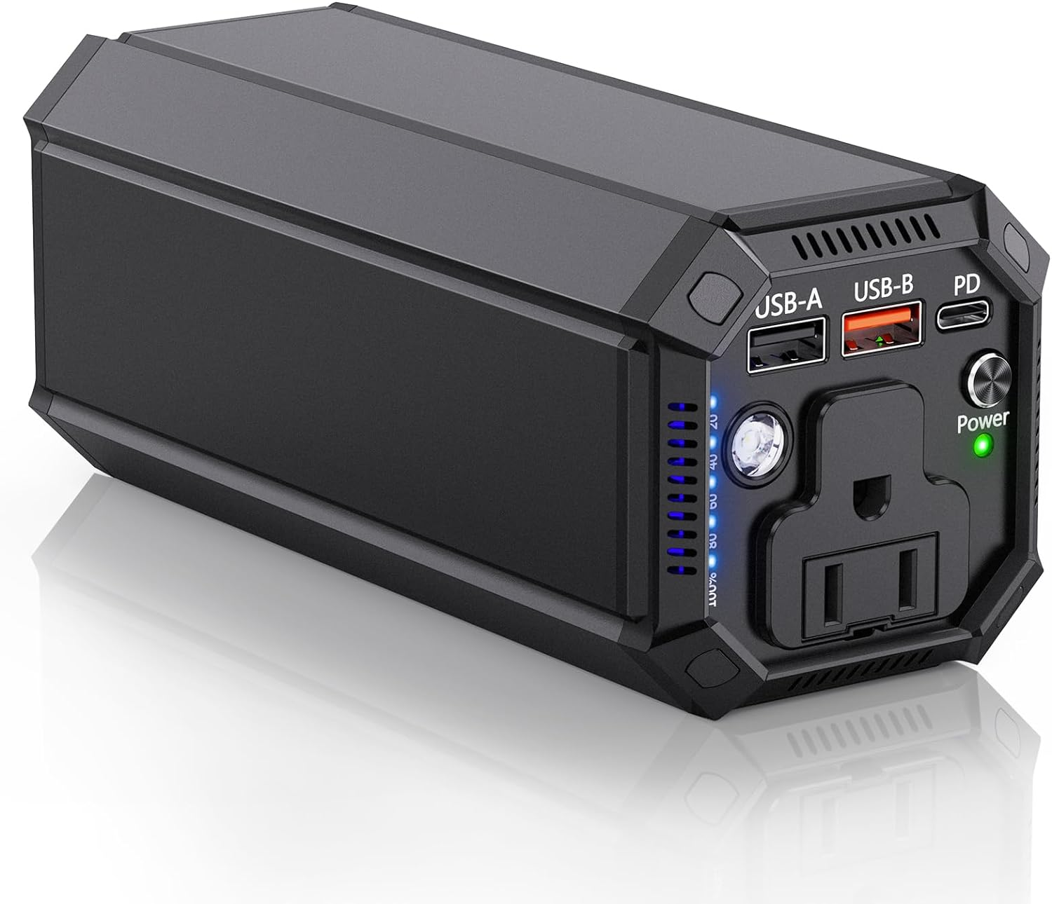 Portable Power Bank With AC Outlet 98Wh 27000mAh High Capacity Fast Charging New