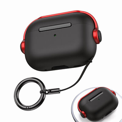 Für Apple Airpods Pro 2nd Gen 2022 Stoßfester Schutz mit Schlüsselanhänger Hülle
