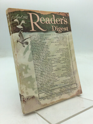 READER'S DIGEST: April 1952 - Vintage magazine - Maxim Litvinov - John Davis