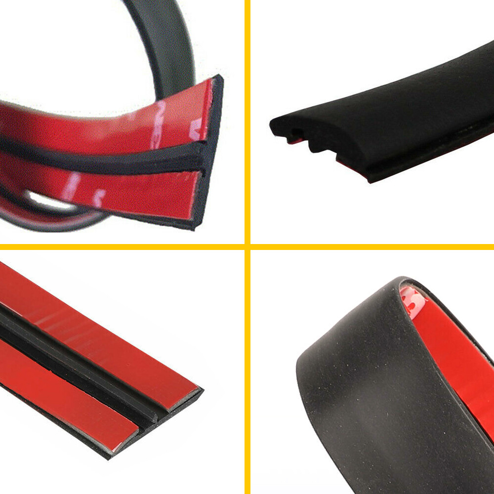 3M/10FT Car Rubber Windshield Panel Seal Strip Sealed Moulding Trim  Front Rear