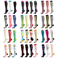 Women Men Unisex Compression Socks Medical Nursing Travel Sports Stocking Gift