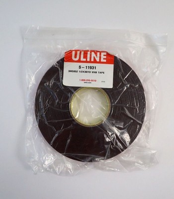 Uline S-11931 3M5952 1/2x36 YD VHB Tape NEW SEALED NOS