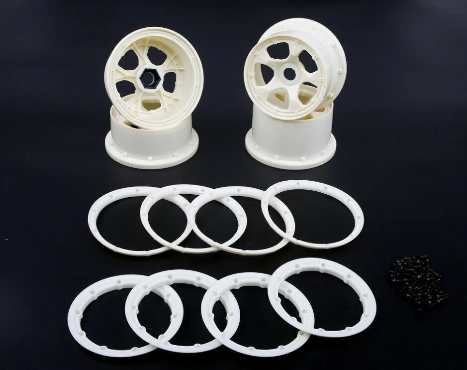 Nylon Vorderseite & Hinten Rad Nabe und Rand Kit für 1/5 HPI RV BAJA 5B Ss - Bild 2 von 3