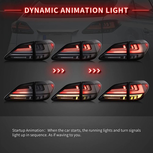 2Sets LED Headlights+VLAND Tail Lights For Lexus RX 350 450H 2013-15 W/Animation - Bild 16 von 32