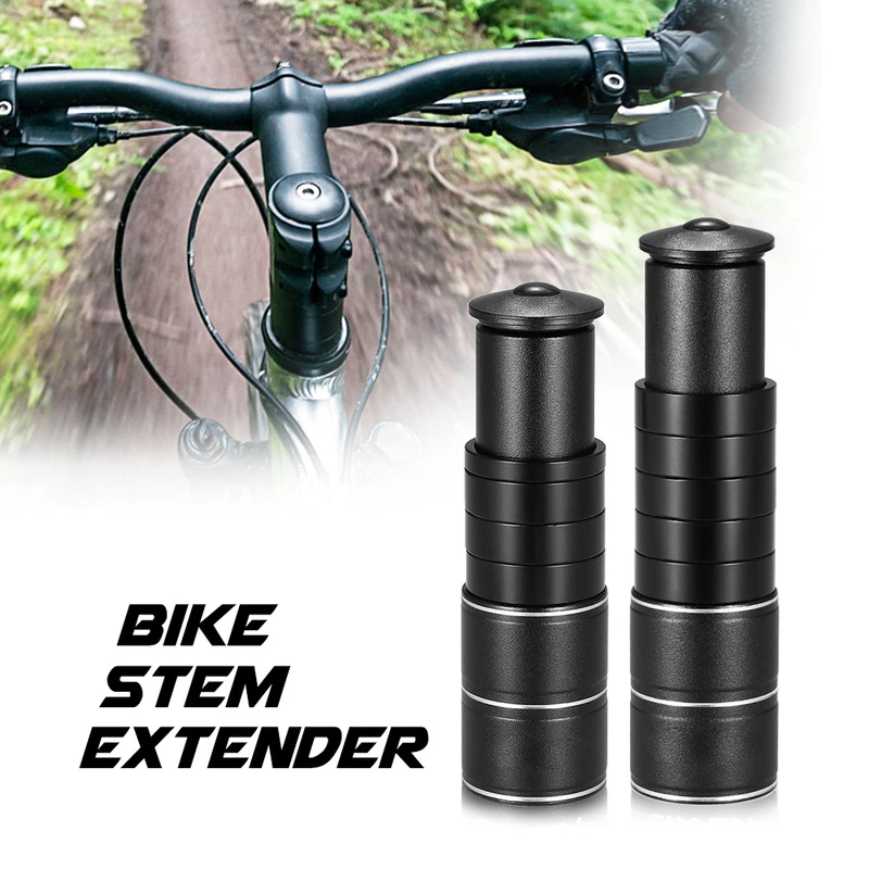 115/180/210mm MTB Bike Stem Rise Up Handlebar Bicycle Riser Adapter Extender - Image 2 of 4