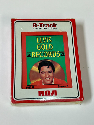 Elvis Presley Elvis Gold Records Volume 4 Sealed 8-Track Tape NEW