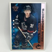 2001-02 Pacific Vanguard Prime Prospects Henrik Sedin #20