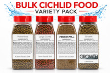 CICHLID Pellets BULK Variety Pack SOUTHERN DELIGHT 3mm-5 mm GROWTH HIGH PROTEIN