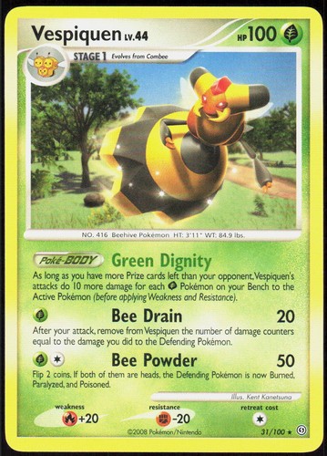 Vespiquen 31/100 Rare Stormfront LP Pokemon