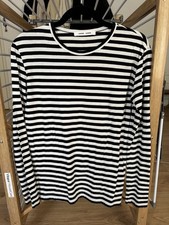 Samsoe Samsoe Langarmshirt Nobil Schwarz Weiß