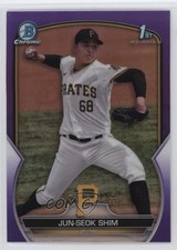 2023 Bowman Chrome Prospects Purple Refractor 74/250 Jun-Seok Shim #BCP-153 1dm4