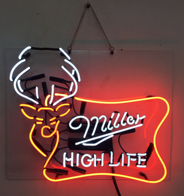 US STOCK Miller High Life Beer Neon Sign 19''x15'' Home Bar Decor Custom Gift