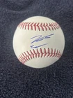 NOLAN SCHANUEL SIGNED AUTOGRAPHED OML BASEBALL BECKETT ANGELS