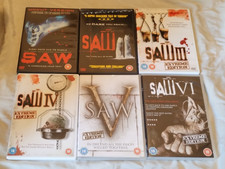 SAW DVD Movies Collection Movies 1-6 Bundle